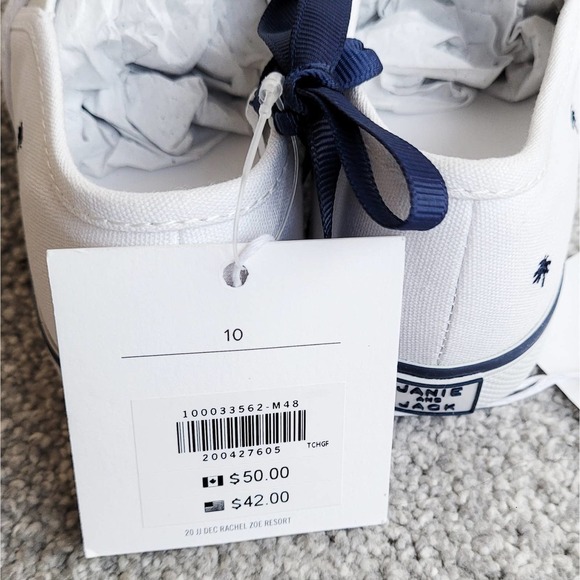 New Janie & Jack 10 Rachel Zoe Resort Slip On Sneakers NWT - Picture 8 of 8